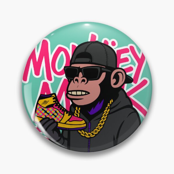 Item preview, MONKEY MARK – Rapper Ape Sneaker Style designed and sold by DixTartare.