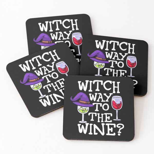 Item preview, Witch Way To The Wine Halloween Drinking Drink Up Witches designed and sold by Ryuvhiel.