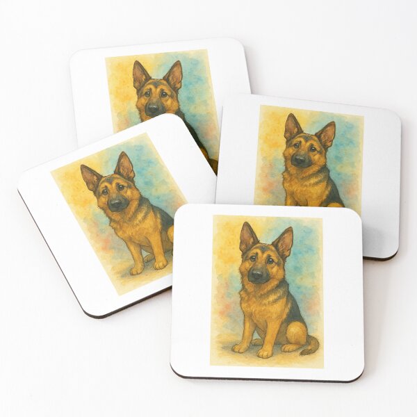 Item preview, Watercolor German Shepard  designed and sold by DogDepot.
