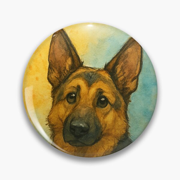 Item preview, Watercolor German Shepard  designed and sold by DogDepot.