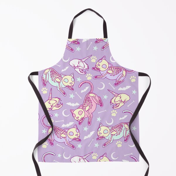 Item preview, Kawaii Pastel Goth Halloween Catoween Cat Pattern designed and sold by Ryuvhiel.