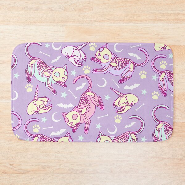 Item preview, Kawaii Pastel Goth Halloween Catoween Cat Pattern designed and sold by Ryuvhiel.