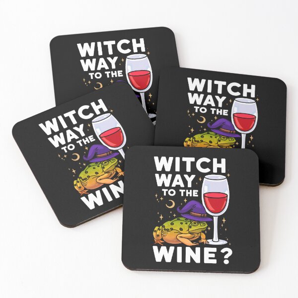 Item preview, Witch Way To The Wine, Halloween Drinking, Drink up witches designed and sold by Ryuvhiel.