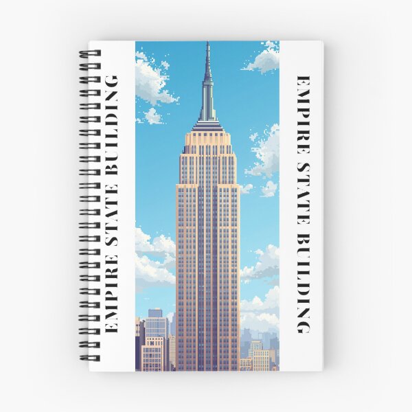 Item preview, Empire State Building – Pixel Art designed and sold by Pixel-States.