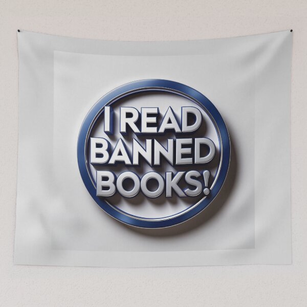 Item preview, I read Banned Books! designed and sold by Vintage Designs +.