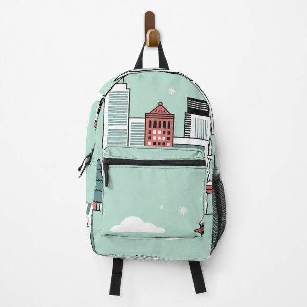 Item preview, Kawaii Seattle Christmas – Cute Space Needle Holiday Illustration | Pastel Winter City Art designed and sold by RobiCom.