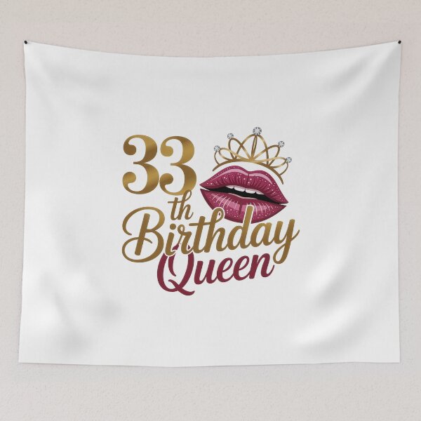 Item preview, 33 th Birthday Queen  designed and sold by jkrphoto.