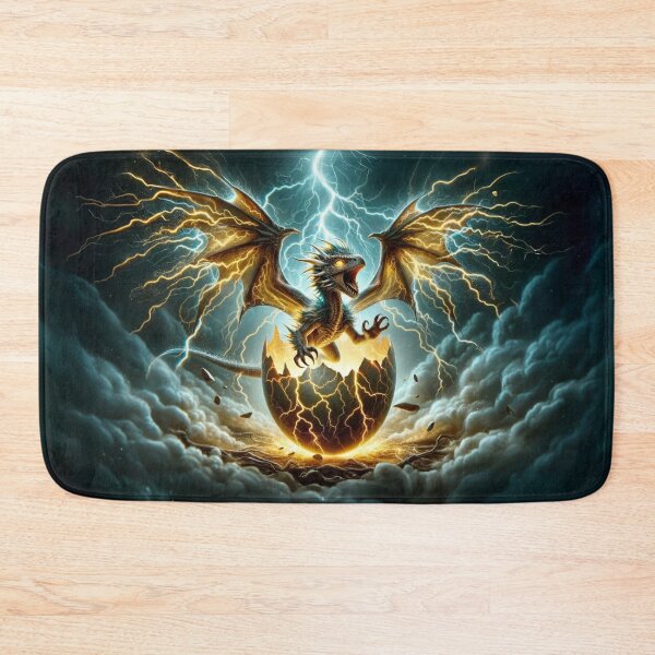 Item preview, Raijin Storm Hatchling - Emerging from Egg designed and sold by The Digital Compass.