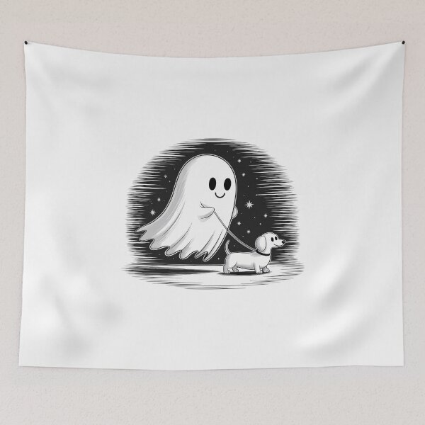 Item preview, Ghost Walking a Dog at Night designed and sold by jkrphoto.