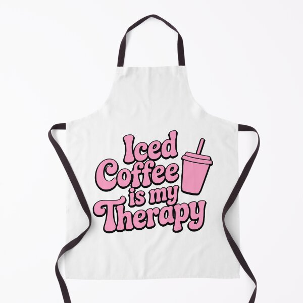 Item preview, Iced Coffee Is My Therapy! Pink Iced Coffee Girl designed and sold by PMCreative.