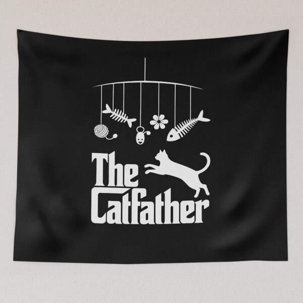 Item preview, Funny Cat Dad Life The Catfather Fathers Day designed and sold by FranzFriesen.