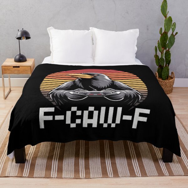 Item preview, Camiseta retro gamer Raven F-CAW-F - Atardecer de juegos vintage designed and sold by DarylWelsh2024.