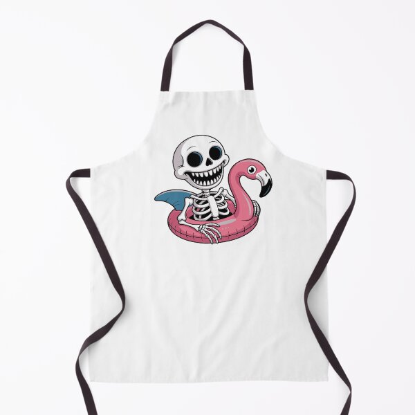 Item preview, Skeleton Rides Flamingo Float designed and sold by jkrphoto.