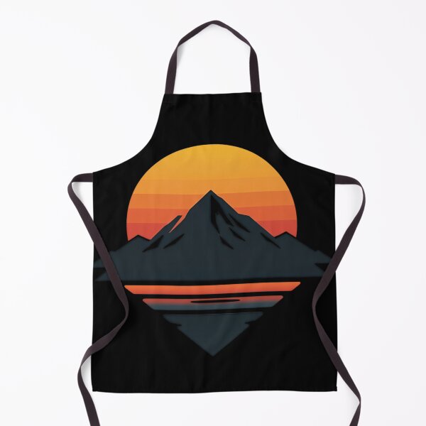 Item preview, Modern Sunrise Over Abstract Peaks designed and sold by ChicTrendz.