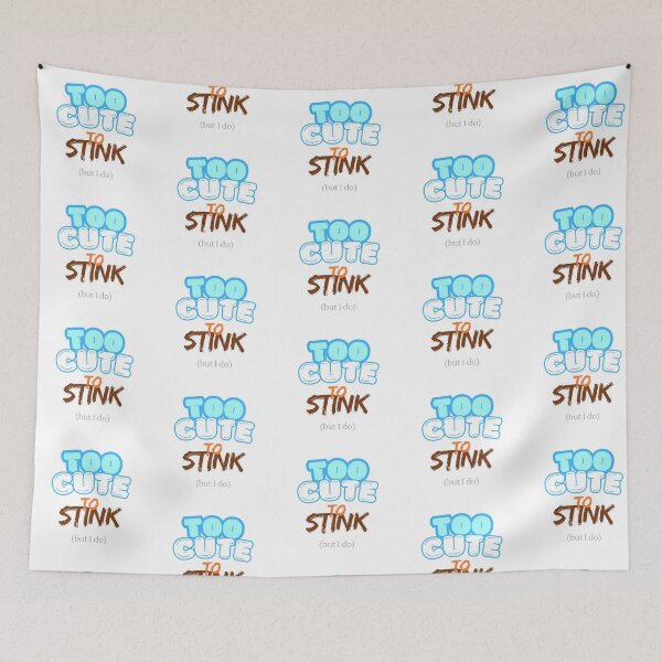 Item preview, Cute Stink Blue designed and sold by MaddiePattern.