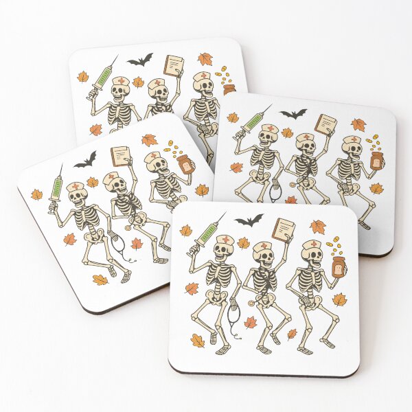 Item preview, Halloween Nurse Skeleton designed and sold by SnorkleSupply.