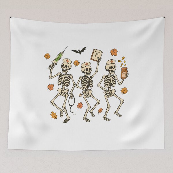 Item preview, Halloween Nurse Skeleton designed and sold by SnorkleSupply.