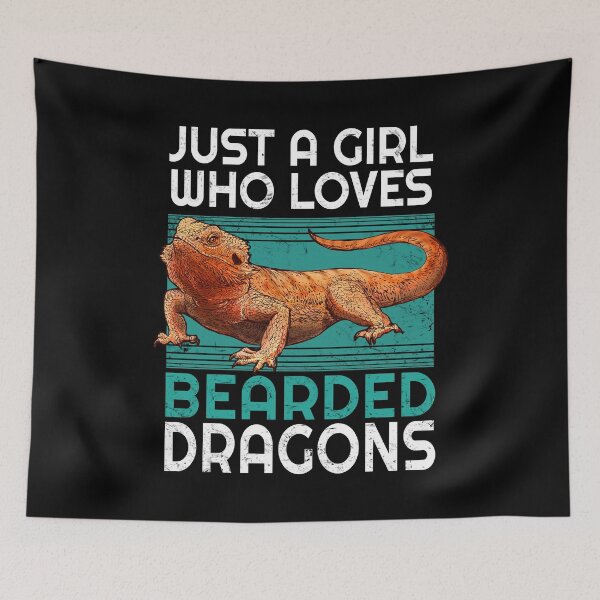 Item preview, Just A Girl Who Loves Bearded Dragons designed and sold by Ryuvhiel.