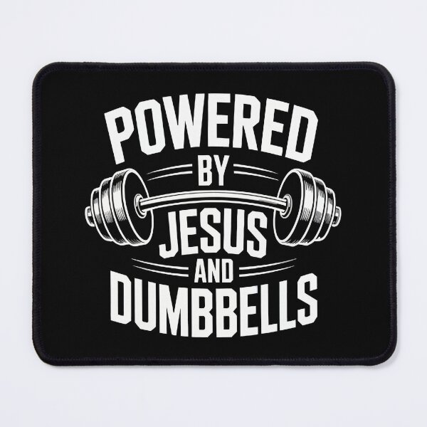 Item preview, Powered by Jesus and Dumbbells designed and sold by jkrphoto.
