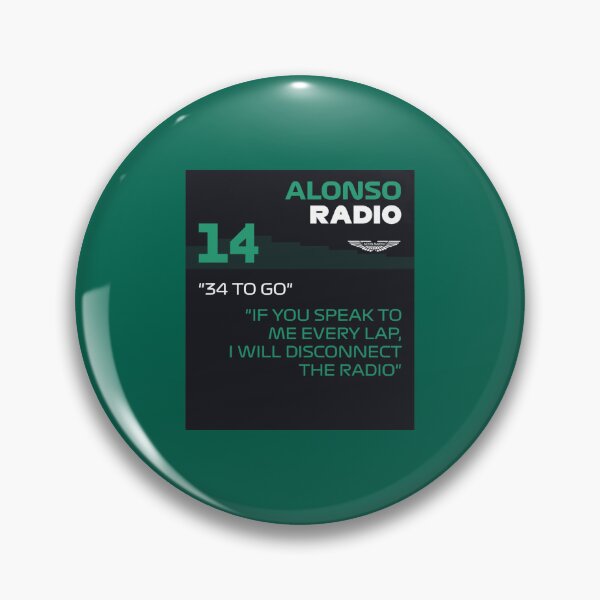 Item preview, Fernando Alonso Radio Message: “34 TO GO” designed and sold by myideal-shop.