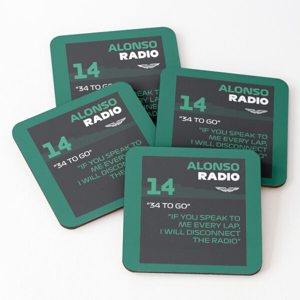 Item preview, Fernando Alonso Radio Message: “34 TO GO” designed and sold by myideal-shop.