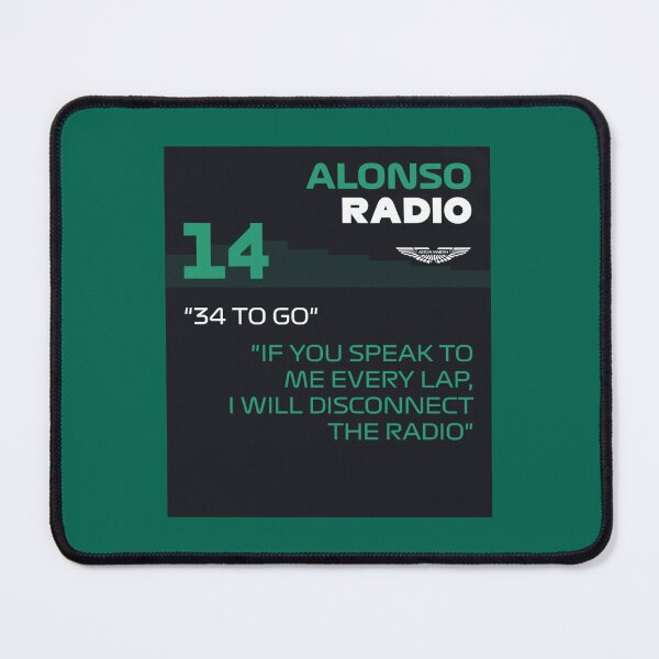 Item preview, Fernando Alonso Radio Message: “34 TO GO” designed and sold by myideal-shop.