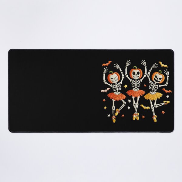 Item preview, Dancing Skeletons with Pumpkin Heads designed and sold by jkrphoto.