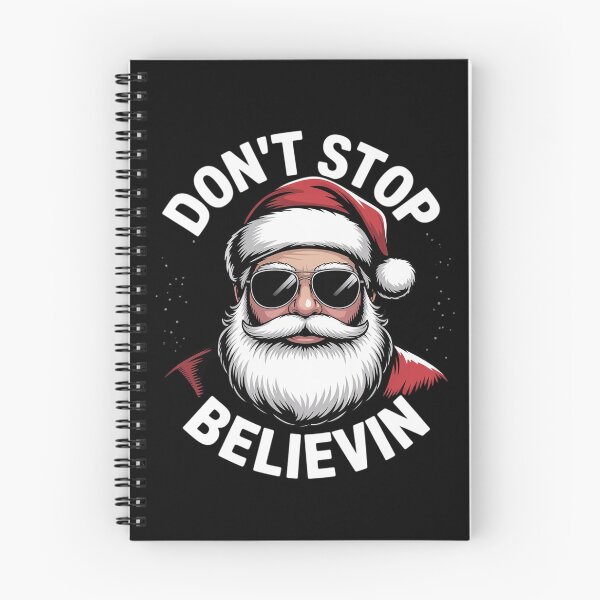 Item preview, Don't Stop Believin Santa Funny Christmas designed and sold by RayArmstrong.