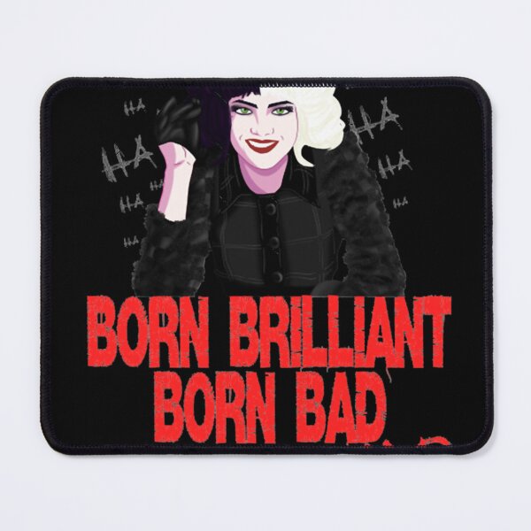 Item preview, Born Brilliant Born Bad Retro Villain Art designed and sold by ElvaPollaro.