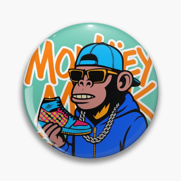 Item preview, MONKEY MARK – Rapper Ape Sneaker Style designed and sold by DixTartare.