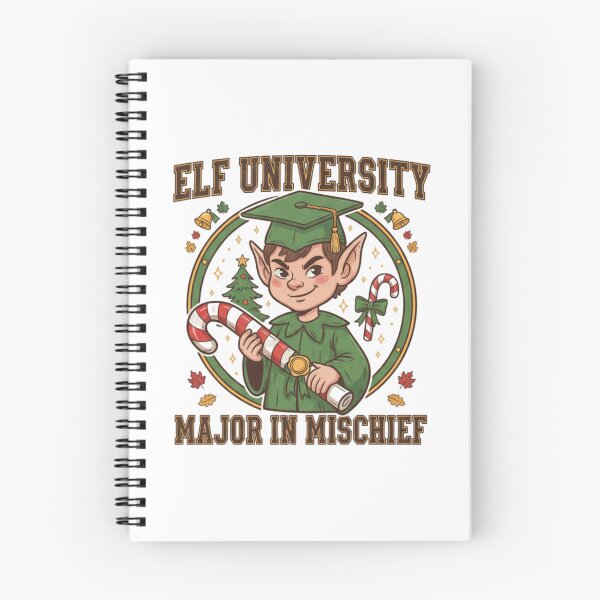 Item preview, Elf University Major in Mischief designed and sold by Silent Watch Threads..