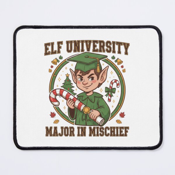 Item preview, Elf University Major in Mischief designed and sold by Silent Watch Threads..