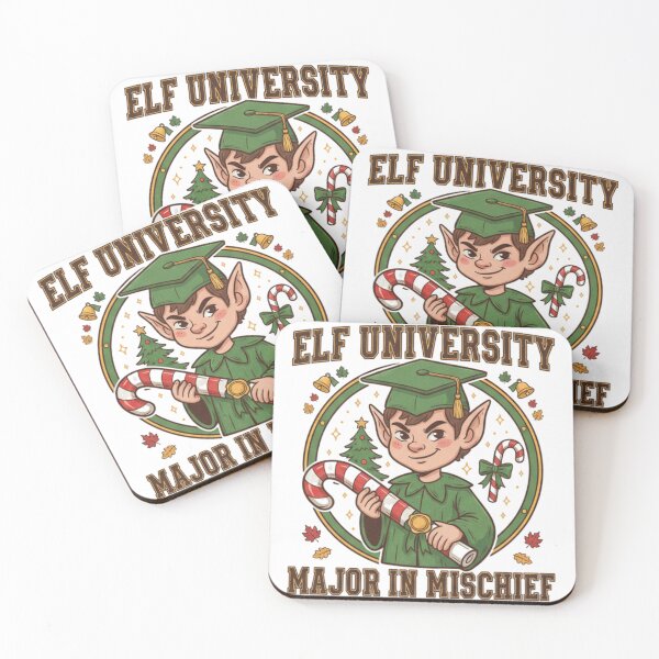 Item preview, Elf University Major in Mischief designed and sold by Silent Watch Threads..