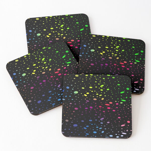 Item preview, abstract background with colorful dots	 designed and sold by wonghong.