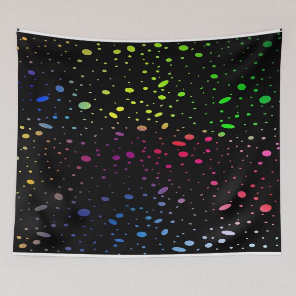 Item preview, abstract background with colorful dots	 designed and sold by wonghong.