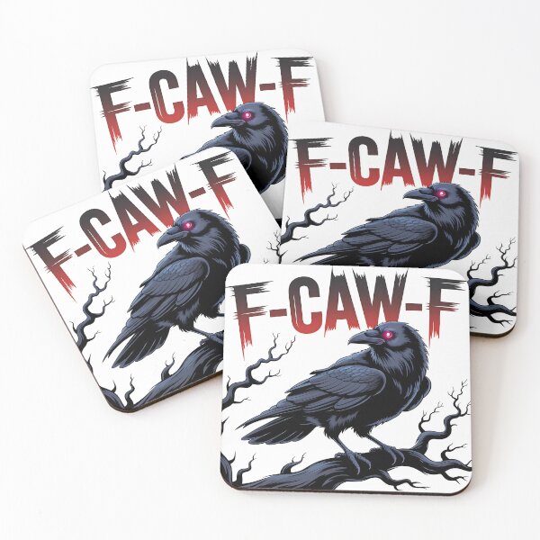 Item preview, Funny Crow - F-CAW-F Raven designed and sold by Jaanussar.