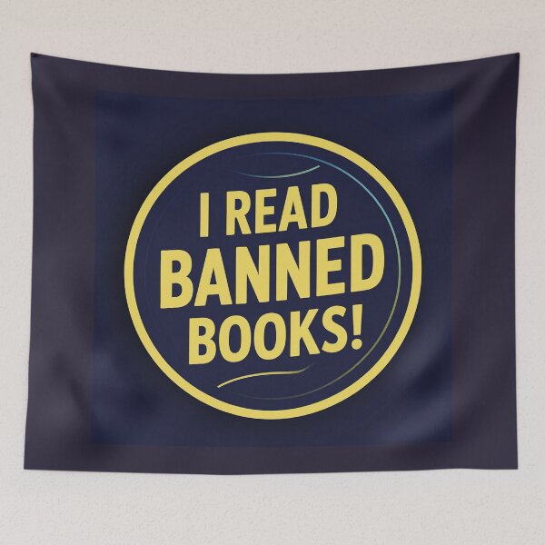 Item preview,  I read Banned Books! designed and sold by Vintage Designs +.