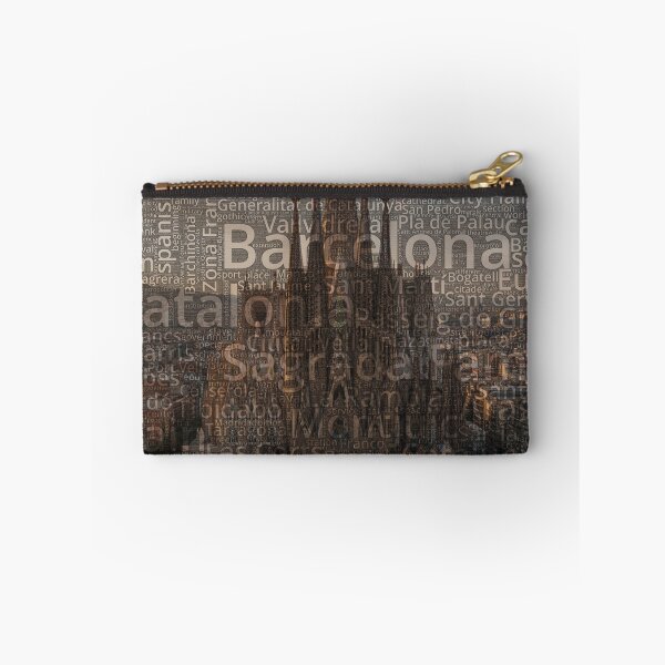 Item preview, Barcelona Wordcloud designed and sold by Nonipix.