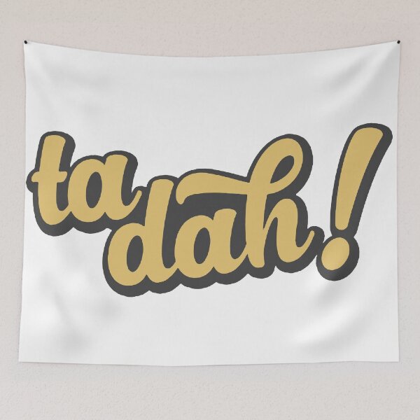 Item preview, Ta Dah! Retro Hand Lettering designed and sold by andry01.