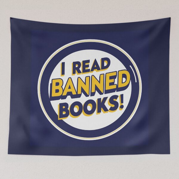 Item preview,  I read Banned Books! designed and sold by Vintage Designs +.
