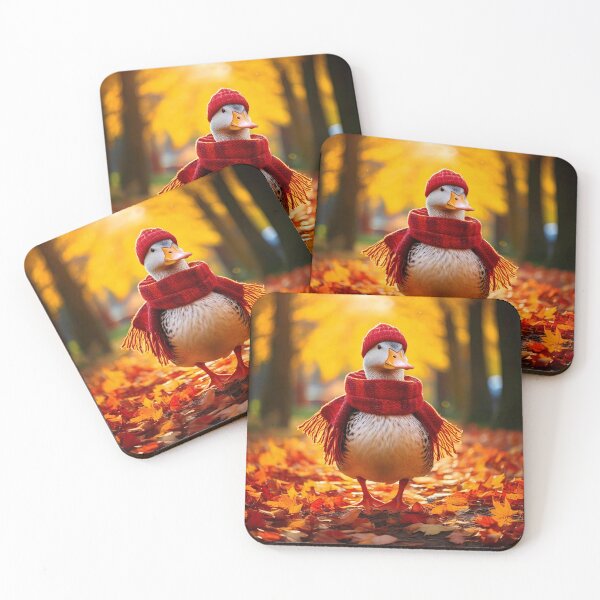 Item preview, The Gentle Wanderer - Whimsical Autumn Duck designed and sold by Englandbear.
