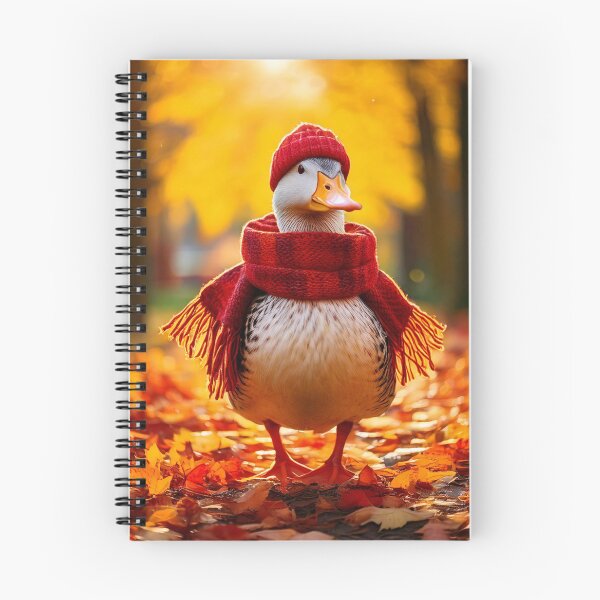 Item preview, The Gentle Wanderer - Whimsical Autumn Duck designed and sold by Englandbear.