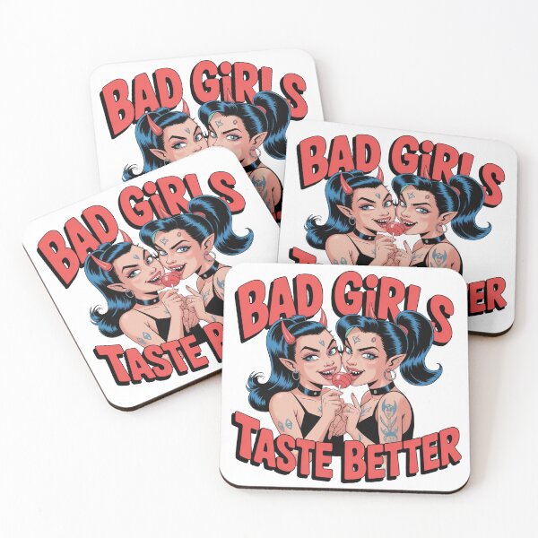 Item preview, Bad Girls Taste Better Sexy Demon Girls Design designed and sold by RDRdesign.