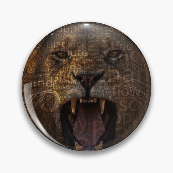 Item preview, Lion Wordcloud designed and sold by Nonipix.