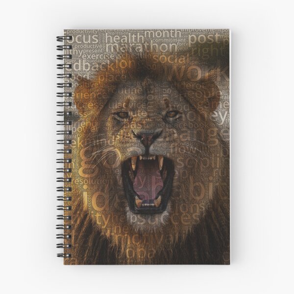 Item preview, Lion Wordcloud designed and sold by Nonipix.
