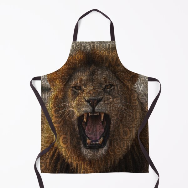 Item preview, Lion Wordcloud designed and sold by Nonipix.