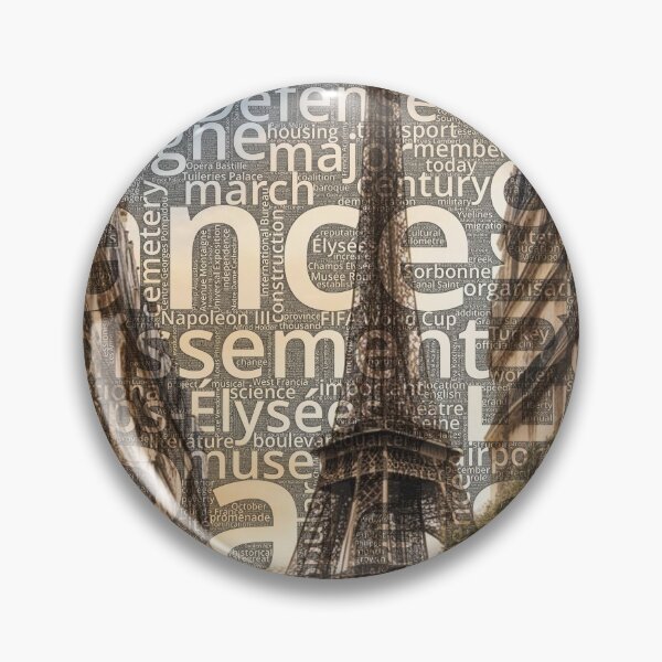 Item preview, Paris Wordcloud designed and sold by Nonipix.