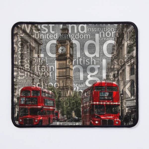 Item preview, London Wordcloud designed and sold by Nonipix.