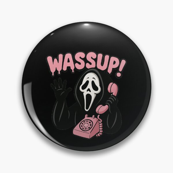 Item preview, wassssup! – Funny Ghostface Halloween designed and sold by martin max.