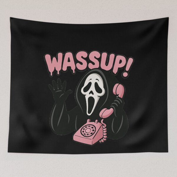 Item preview, wassssup! – Funny Ghostface Halloween designed and sold by martin max.